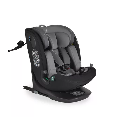 Moni GTS prémium autós ülés 40-150cm SPS, 360fokban forgatható SZÜRKE