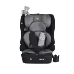 Moni ROCK autós ülés 76-150cm, 2játékkal, pohártartó, belső öv, isofix nélkül SZÜRKE