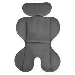 Moni ROCK autós ülés 76-150cm, 2játékkal, pohártartó, belső öv, isofix nélkül SZÜRKE