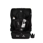 Moni SECURITY autós ülés belső övvel, isofix, ajándék 2plüss+párna 76-150cm FEKETE
