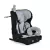 Moni SECURITY autós ülés belső övvel, isofix, ajándék 2plüss+párna 76-150cm SZÜRKE