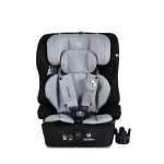 Moni SECURITY autós ülés belső övvel, isofix, ajándék 2plüss+párna 76-150cm SZÜRKE