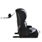 Moni SECURITY autós ülés belső övvel, isofix, ajándék 2plüss+párna 76-150cm SZÜRKE