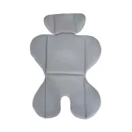 Moni SECURITY autós ülés belső övvel, isofix, ajándék 2plüss+párna 76-150cm SZÜRKE