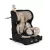 Moni SECURITY autós ülés belső övvel, isofix, ajándék 2plüss+párna 76-150cm BÉZS