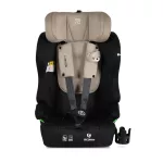 Moni SECURITY autós ülés belső övvel, isofix, ajándék 2plüss+párna 76-150cm BÉZS
