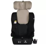 Moni SECURITY autós ülés belső övvel, isofix, ajándék 2plüss+párna 76-150cm BÉZS
