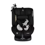 Moni i-MAXX autós ülés, isofix, forgatható, 2 plüss+párna 40-150cm FEKETE