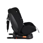 Moni i-MAXX autós ülés, isofix, forgatható, 2 plüss+párna 40-150cm FEKETE