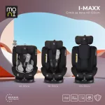 Moni i-MAXX autós ülés, isofix, forgatható, 2 plüss+párna 40-150cm SZÜRKE