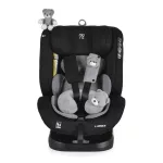 Moni i-MAXX autós ülés, isofix, forgatható, 2 plüss+párna 40-150cm SZÜRKE