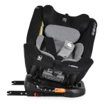 Moni i-MAXX autós ülés, isofix, forgatható, 2 plüss+párna 40-150cm SZÜRKE