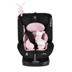 Moni i-MAXX autós ülés, isofix, forgatható, 2 plüss+párna 40-150cm PINK