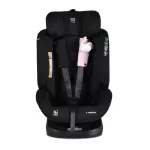 Moni i-MAXX autós ülés, isofix, forgatható, 2 plüss+párna 40-150cm PINK