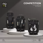 Moni COMPETITION dönthető autós ülés 40-150cm FEKETE