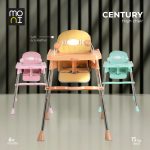 CENTURY etetőszék műanyag játékhíddal PINK