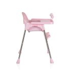 CENTURY etetőszék műanyag játékhíddal PINK