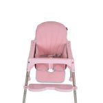 CENTURY etetőszék műanyag játékhíddal PINK