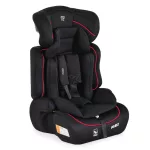 Moni FLEX autós ülés 76-150cm FEKETE/PIROS díszcsík