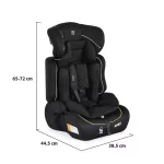 Moni FLEX autós ülés 76-150cm FEKETE/BÉZS díszcsík