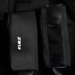Moni FLEX autós ülés 76-150cm FEKETE/ZÖLD díszcsík