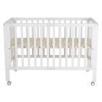 NOVA fa babaágy összecsukható FEHÉR