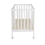 NOVA fa babaágy összecsukható FEHÉR