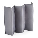 UNO utazóágy1 szintes zippes kibújóval SZÜRKE