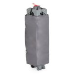 UNO utazóágy1 szintes zippes kibújóval SZÜRKE