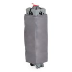 UNO utazóágy1 szintes zippes kibújóval SZÜRKE