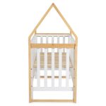 ASTRA fa babaágy házikó alakú, 3 magasságban állítható 60x120cm