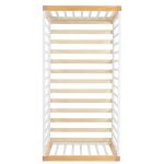 SIERRA fa babaágy rácsos 60*120cm FEHÉR/NATUR