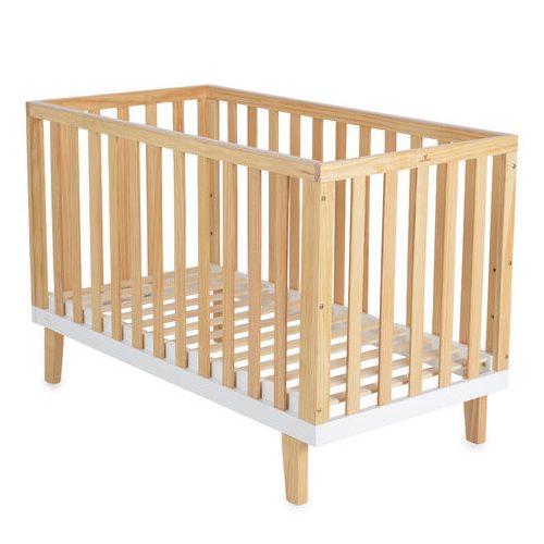 WHISPER fa babaágy 3 magasságban állítható 60x120cm NATUR