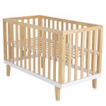 WHISPER fa babaágy 3 magasságban állítható 60x120cm NATUR