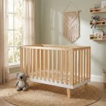 WHISPER fa babaágy 3 magasságban állítható 60x120cm NATUR