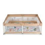 GAMEZONE  járóka összecsukható szőnyeggel, 60 labdával 150x200 BÉZS