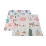 GAMEZONE  járóka összecsukható szőnyeggel, 60 labdával 150x200 BÉZS