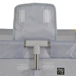 GAMEZONE járóka  összecsukható szőnyeggel, 60 labdával 120x120 SZÜRKE