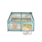 GAMEZONE járóka összecsukható szőnyeggel, 60 labdával 120x120 MENTA