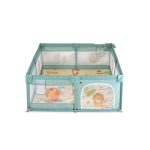 GAMEZONE járóka összecsukható szőnyeggel, 60 labdával 120x120 MENTA