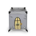 PLAYHOUSE összecsukható házikó utazóágy, tetővel, kibújóval SZÜRKE