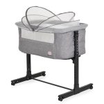 BSB002 babaöböl kerekes, szúnyoghálóval SZÜRKE