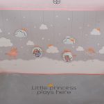 JOYZI utazójáróka összecsukható 90*90cm RÓZSASZÍN