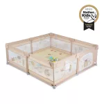 Moni GAMEZONE járóka szőnyeggel, 60 labdával 180x200 VILÁGOS BÉZS
