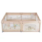 Moni GAMEZONE járóka szőnyeggel, 60 labdával 180x200 VILÁGOS BÉZS
