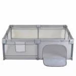 Moni GameZone Basic járóka 150x200 lecippzározható oldal, sarokvédő egyszínű SZÜRKE