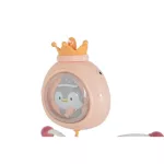 Moni PENGUIN Bed bell zenélő forgó játék kiságyra fehér zajjal PINK