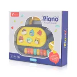 műanyag zongora állatokkal KÉK