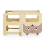 FA MONI Tanuló torony MONTESSORI, fellépő, rajzasztallá alakítható