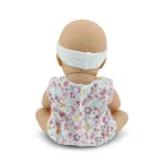 Moni BABA 30cm újszülött maciruhában kisnyuszival PINK